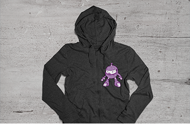 .NET Bot Black Hoodie