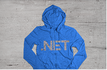 .NET Blue Hoodie