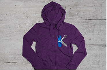 Kudu Purple Hoodie
