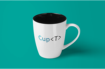 Cup<T> White Mug